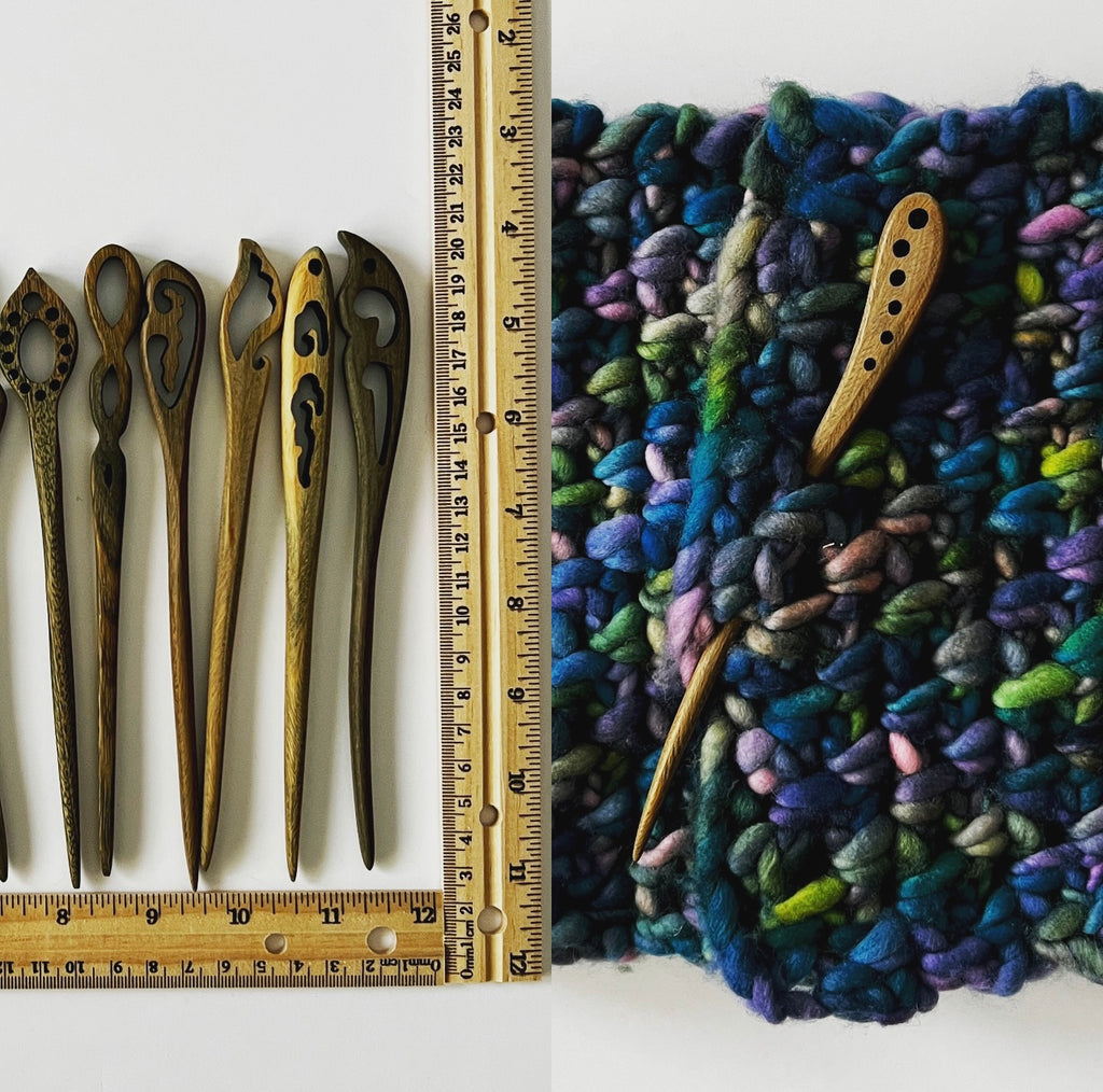 Shawl Pin / Crochet Hook / Vintage Brooch Update
